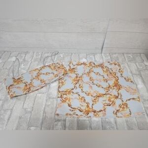 Missguided Women's Size‎ 10 Crop Top and Skirt